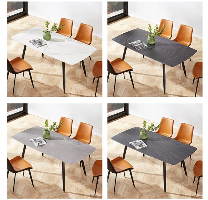 Canopy Dining Table, Sintered Stone with foldable dining table