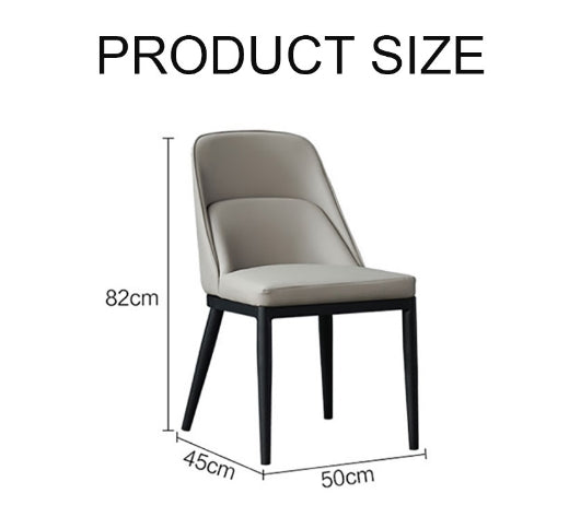 Thelma Dining Chair, Italian Design with marble dining table