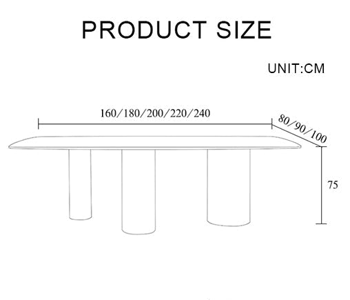 Mira Dining Table, Gold Base with white extendable dining table