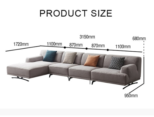 Cannes Four Seater Corner Sofa with corner sofas with sofa bed