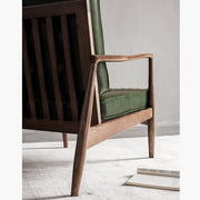Hans CH32 Green Armchair, Solid Wood-Weilai Concept-Weilai Concept