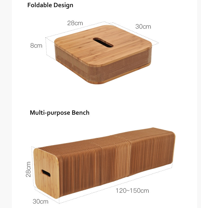 Accordion 3 Seater Bench-Weilai Concept-Weilai Concept