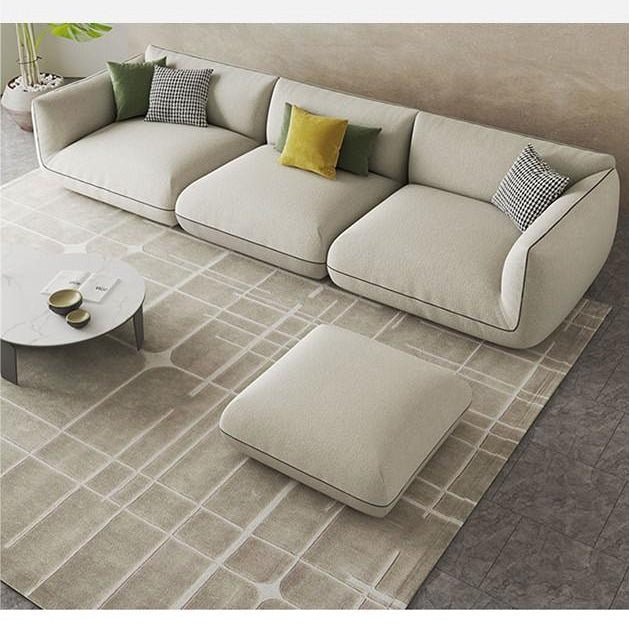 TOFU Agnes Three Seater Corner Sofa, Suede, Modular Sofa with quick delivery corner sofas