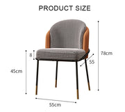 Ratley Dining Chair, Linen-Weilai concept-Weilai Concept