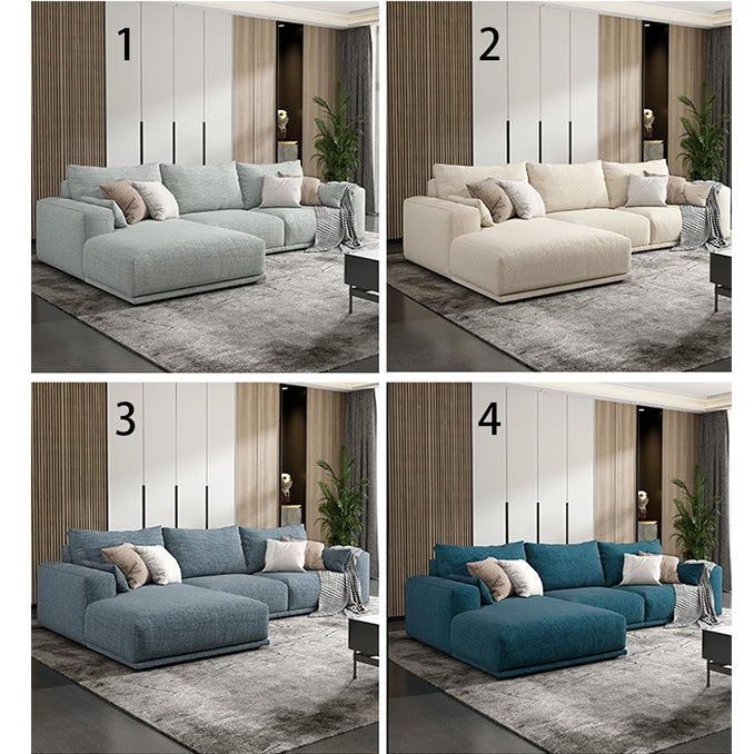 Frances Two Seater Sofa, Cotton Linen with leather corner sofa recliner