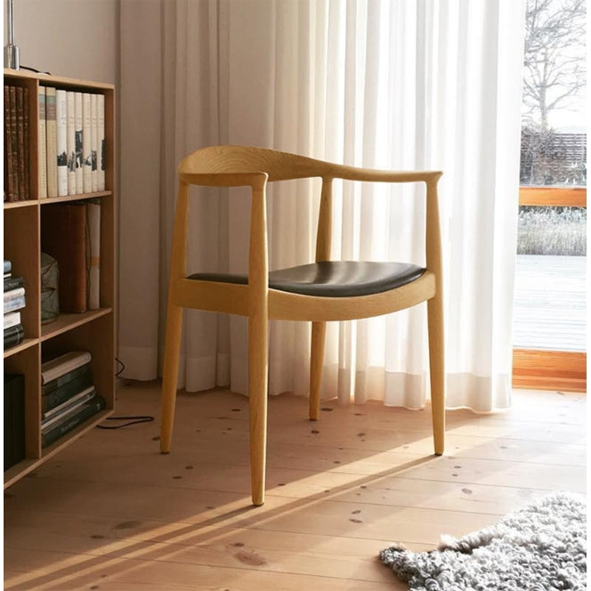 Classic Kennedy Style Dining Chair, Oak | Weilai Concept