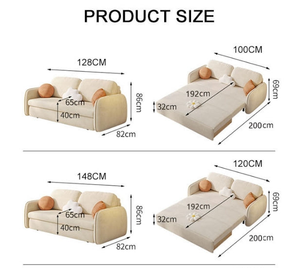 Lunana Two Seater Sofa Bed With Drawer with very sofa bed