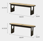 Angelia Vine Woven Bench-Weilai Concept-Weilai Concept