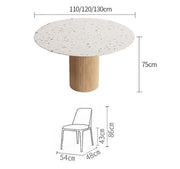 A Set of 2 Sienna Dining Chairs, White with dining table decor