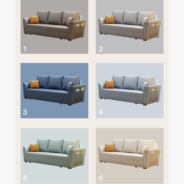 Gertrude Sofa Bed Single Seater, Two Seater, Linen with 3 seater sofa beds