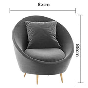 Slender Modern Curved Two Seater, Three Seater Sofa, Velvet with curved leather sofa