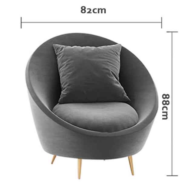 Slender Modern Curved Two Seater, Three Seater Sofa, Velvet with curved leather sofa