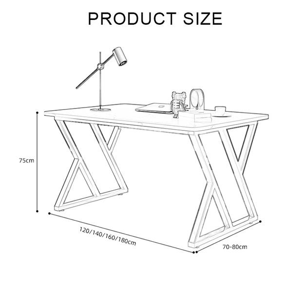 Arbaz Office Desk, Sintered Stone with black leather office desk chair