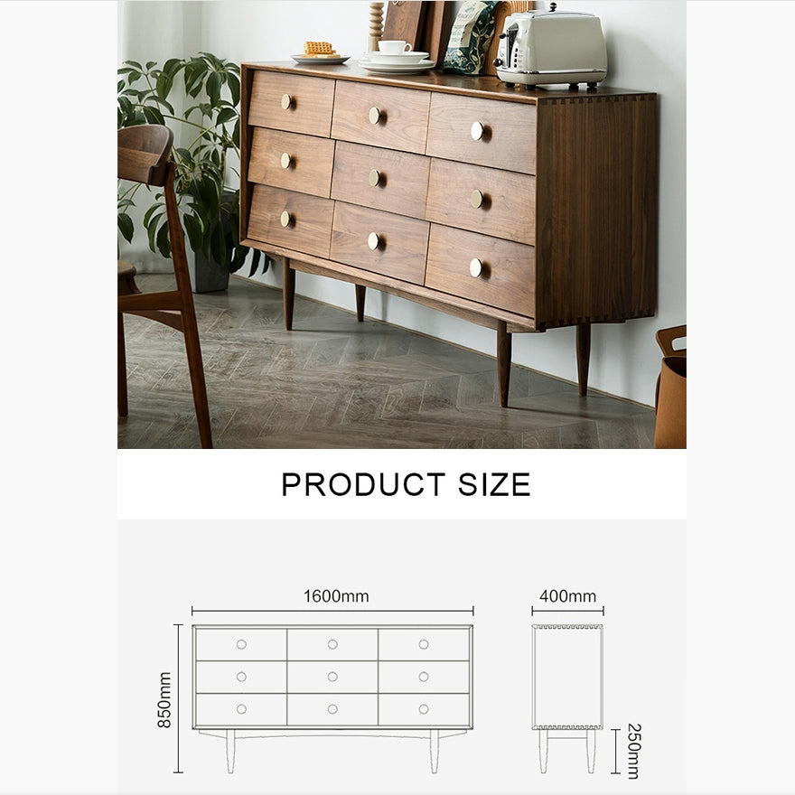 Ralph Sideboard, Solid Wood with oak sideboards