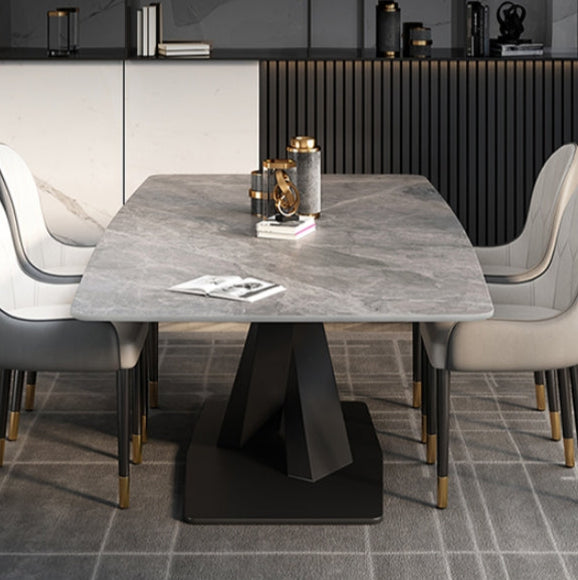 Sanders Dining Table, Sintered Stone with corner dining table and bench