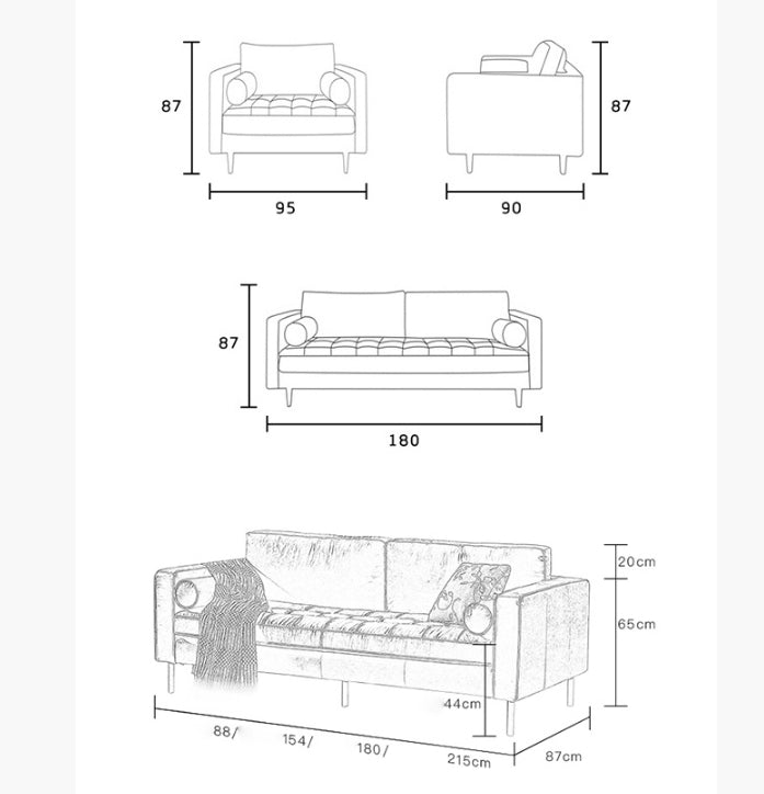 Minimalism Two Seater, Three Seater Sofa, Corner Sofa, Real Leather with best corner sofa bed with storage