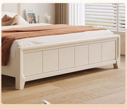 Agnes King Size / Super King Size Bed With Storage, Cream-Weilai Concept-Weilai Concept
