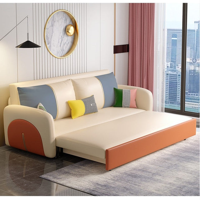 Detail view of Sibyl Two Seater Sofa Bed with beds sofas