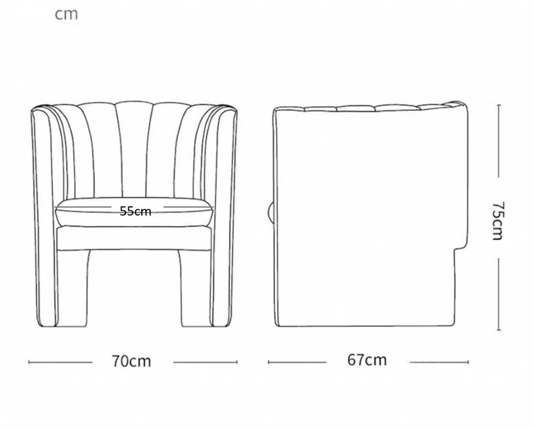 Edwick Armchair, Green Velvet-Weilai Concept