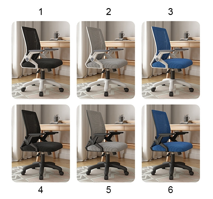 Isabel Mesh Office Chair with corner desk for home office