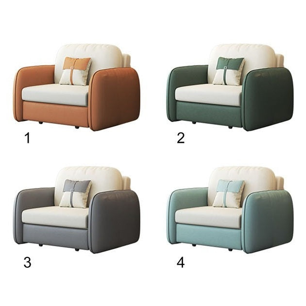 Caio Single Sofa Bed, Leathaire with single sofa beds for small rooms