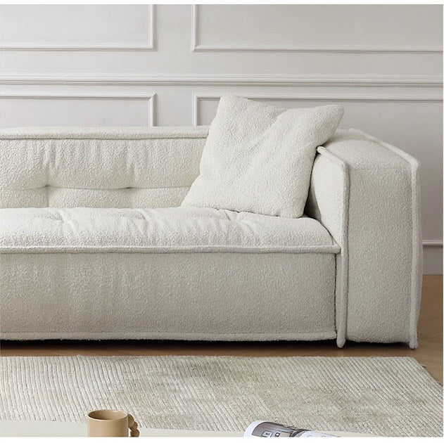 Undra Two Seater, Three Seater Sofa, Boucle with 8 seater dining room table