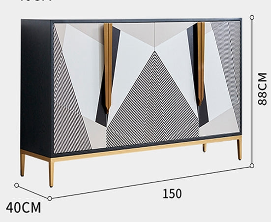 Alison Sideboard with small grey sideboard
