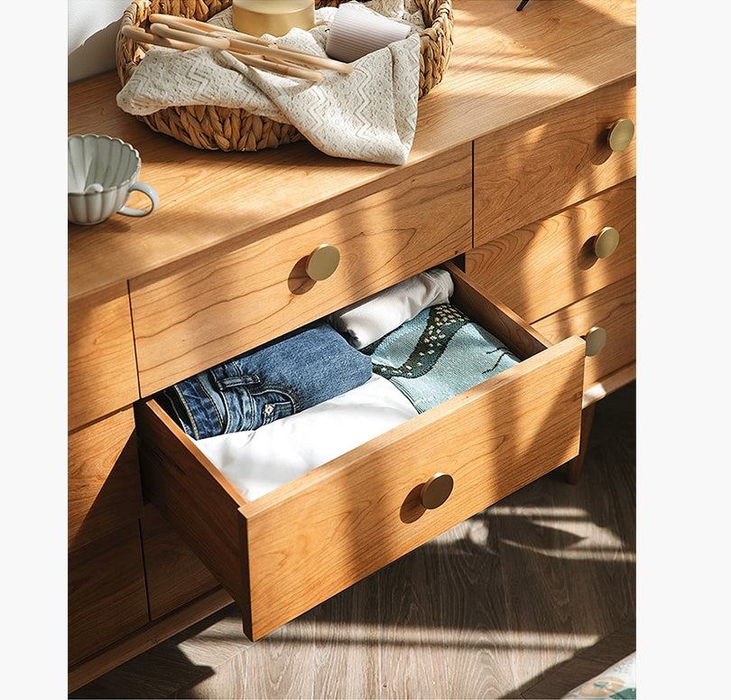 Detail view of Ralph Sideboard, Solid Wood with lounge sideboards