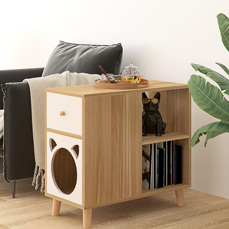 Casali Side Table With Pet House-Weilai Concept-Weilai Concept