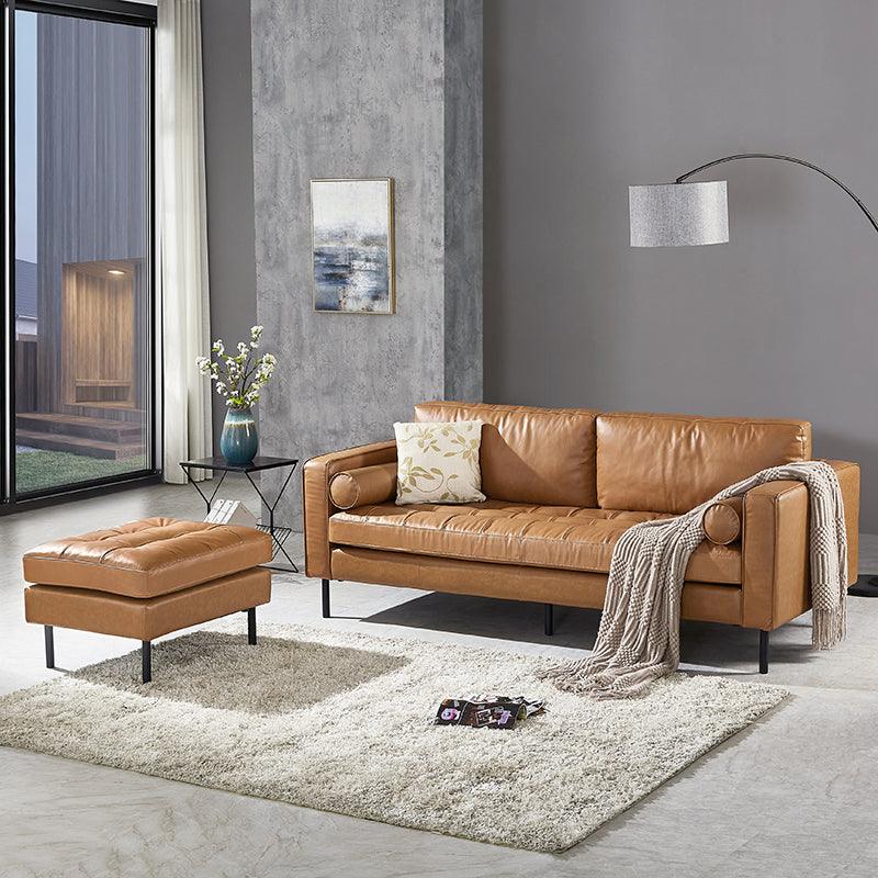 Minimalism Two Seater, Three Seater Sofa, Corner Sofa, Real Leather with bali rattan corner sofa set