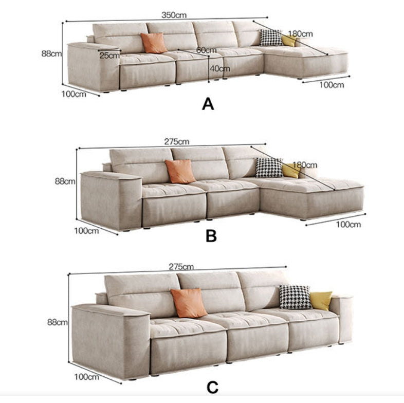 Lou Two Seater, Three Seater, Four Seater, Five Seater Sofa, Corner Sofa, Leathaire with corner settee sofa bed