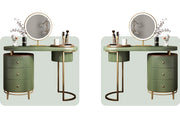 Tandy Dressing Table With LED Mirror, White, Makeup Vanity-Weilai Concept-Weilai Concept