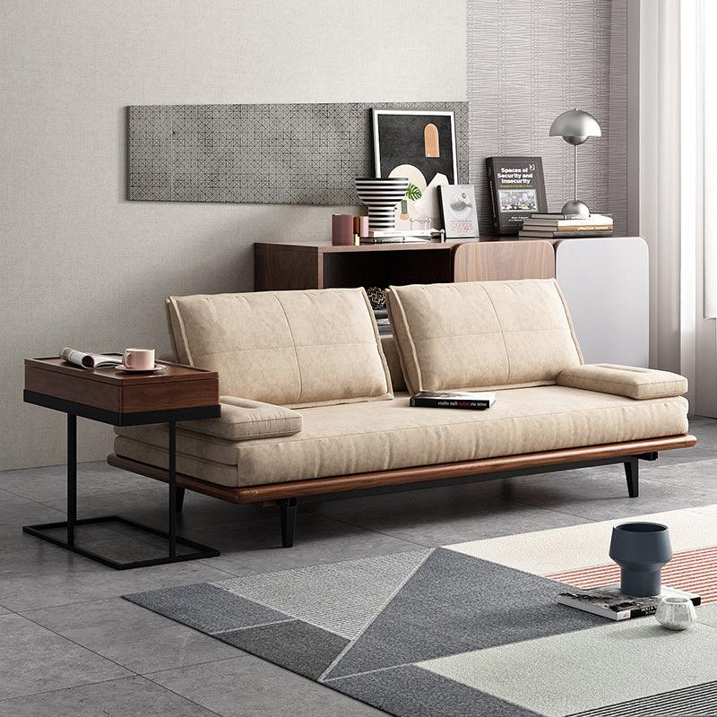 Hay Storage Side Table, Walnut with fold away dining room table