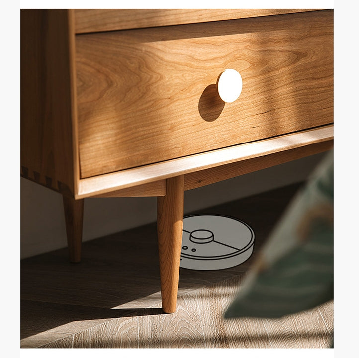 Ralph Sideboard, Solid Wood with oak sideboard white