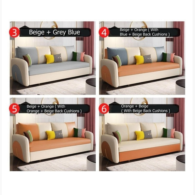 Sibyl Two Seater Sofa Bed with cocoon sofa bed