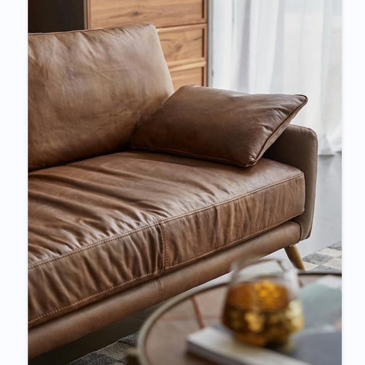 Luna Three Seaters Sofa, Three Seater Corner Sofa, Real Leather with corner sofa green