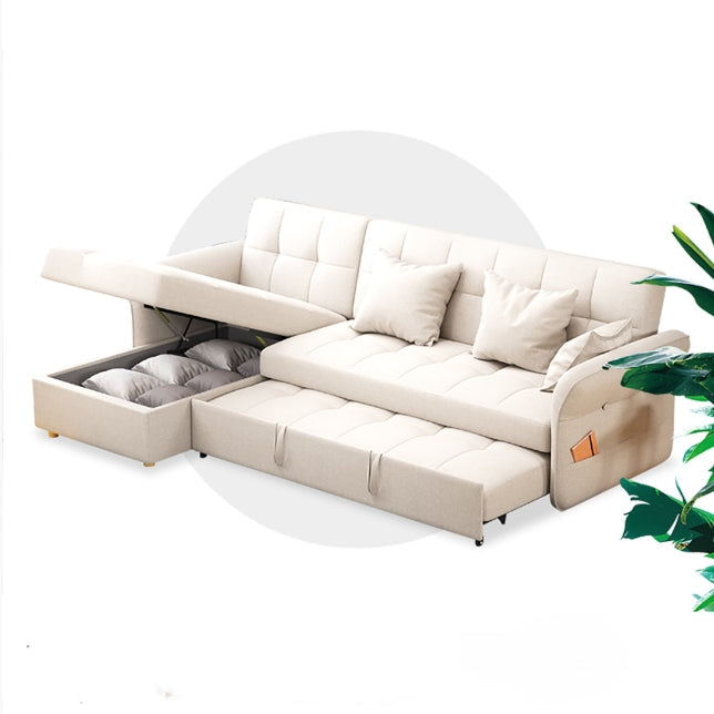 Three Seater Corner Sofa Bed, White with furniture village corner sofa
