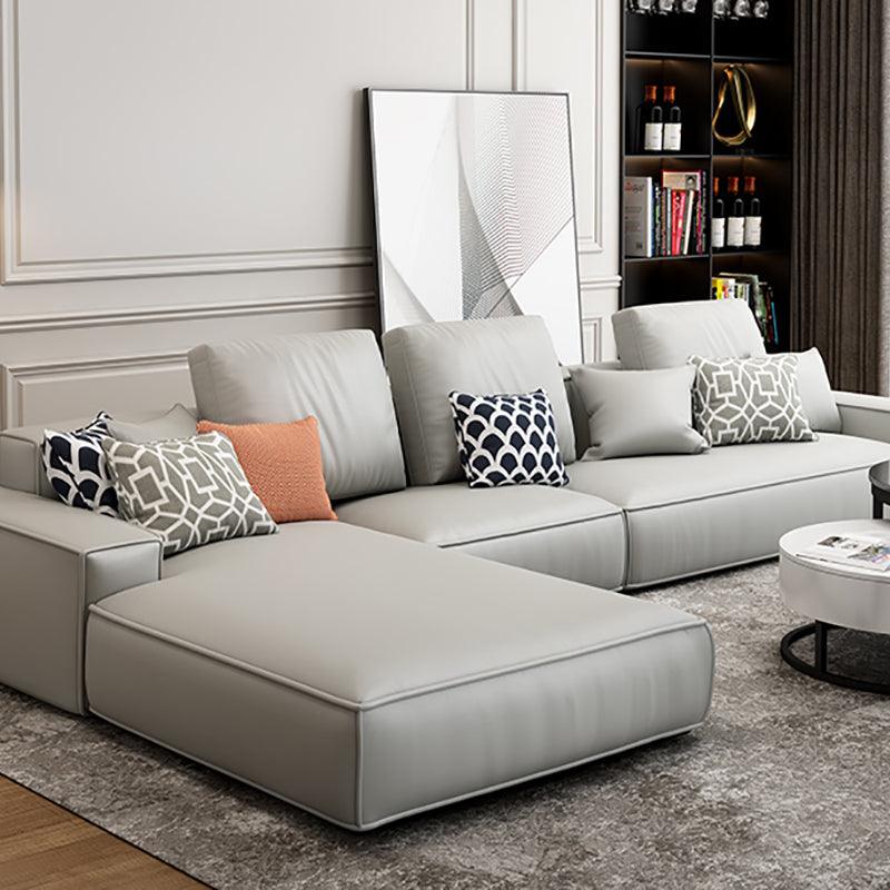 Nevaeh Three Seater Corner Sofa, Leathaire with outdoor corner sofa sets