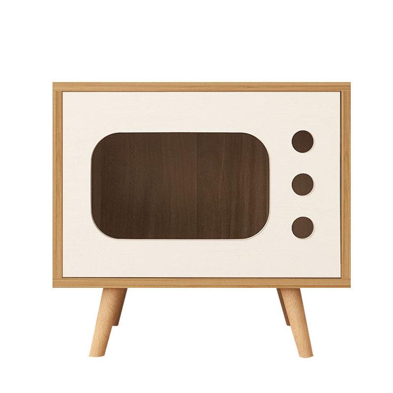 Durame Bedside Table With Pet House, Cat House-Weilai Concept-Weilai Concept