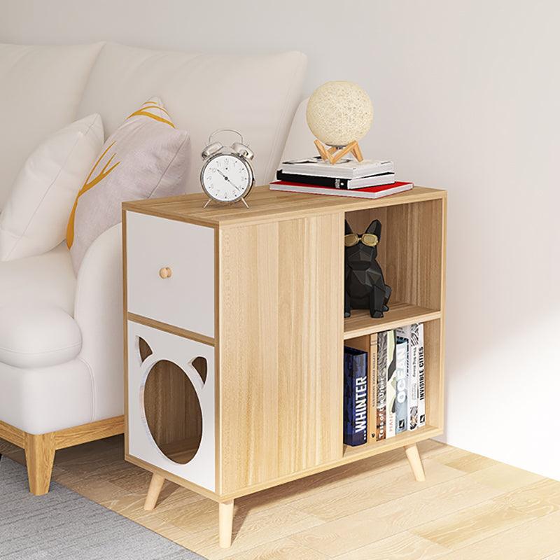 Casali Side Table With Pet House-Weilai Concept-Weilai Concept