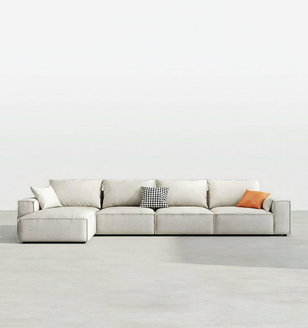 Anselm Four Seater, Five Seater Sofa, Corner Sofa, Leathaire - crush velvet corner sofa