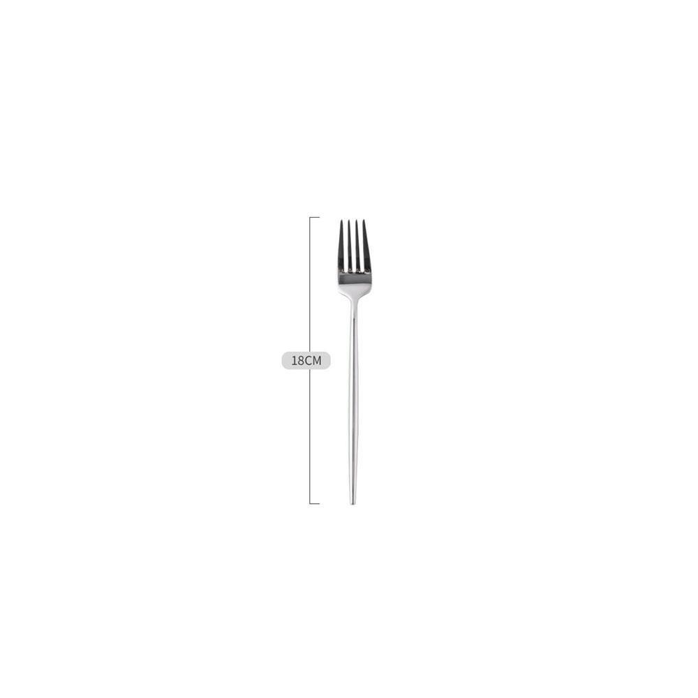 10 Piece Cutlery Set, Sliver-Weilai Concept-Weilai Concept