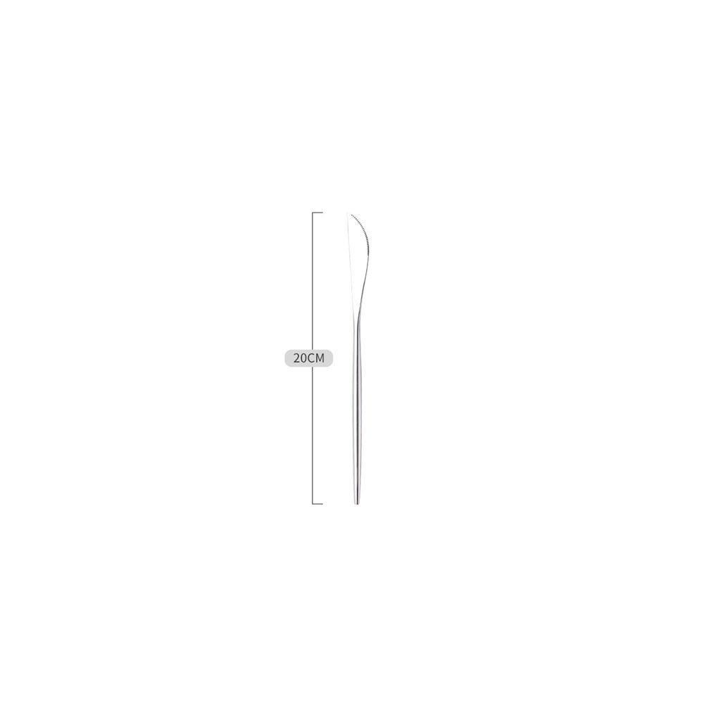 10 Piece Cutlery Set, Sliver-Weilai Concept-Weilai Concept