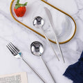 10 Piece Cutlery Set, Sliver-Weilai Concept-Weilai Concept