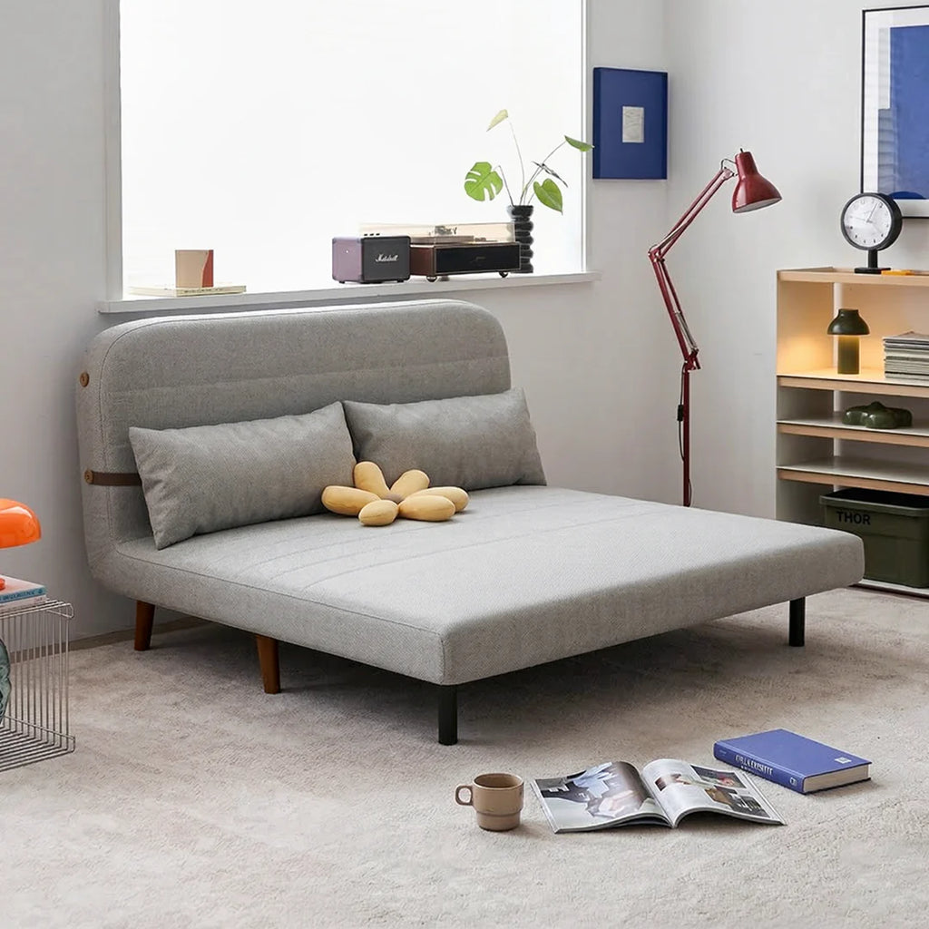 Evans Single Seater, Two Seater Sofa Bed, Linen