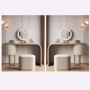 Noorali Dressing Table with Mirror, More Colors Available-Weilai Concept