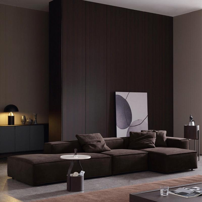 Hee Nordic Sofa, Two Seater, Three Seater Sofa, Corner Sofa, Suede with leather corner sofas