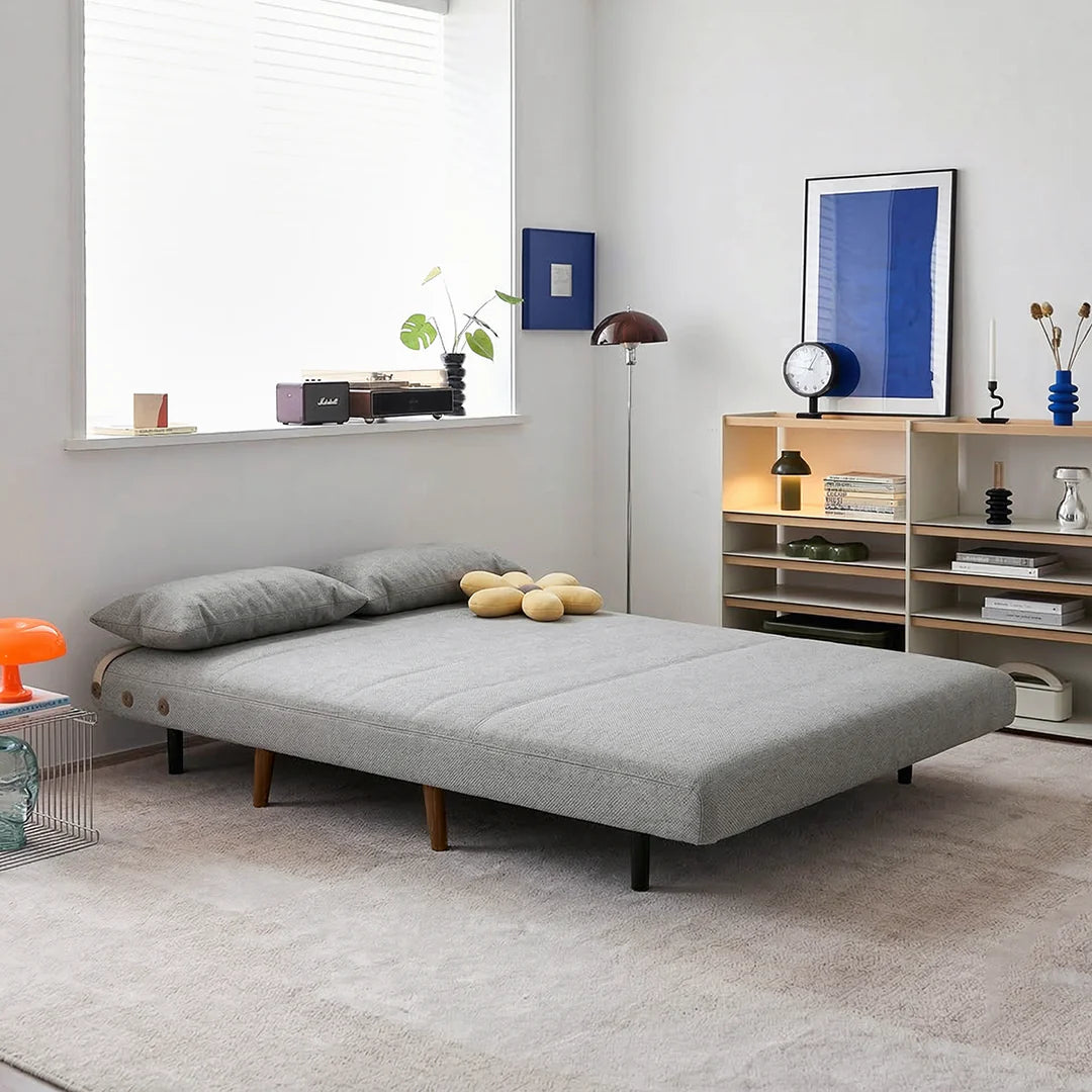 Evans Single Seater, Two Seater Sofa Bed, Linen