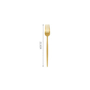 11 Piece Cutlery Set, Gold-Weilai Concept-Weilai Concept