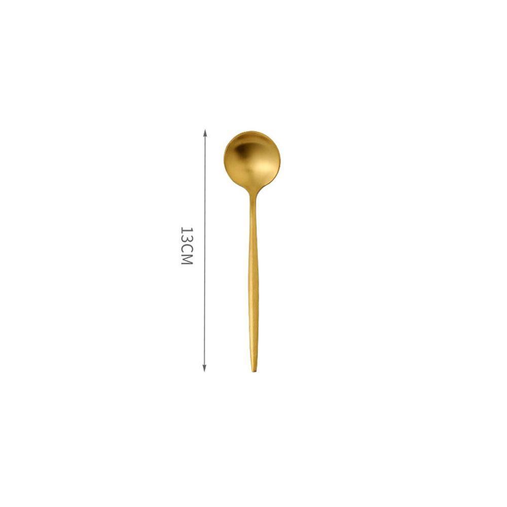 11 Piece Cutlery Set, Gold-Weilai Concept-Weilai Concept